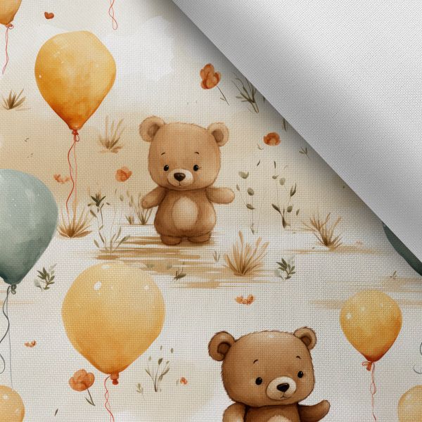 Mousseline en bambou pour couches bébé Takoy ours et ballons