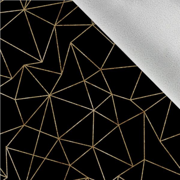 Tissu avec impression polyester imperméable TD/NS motif géometrique - Nola