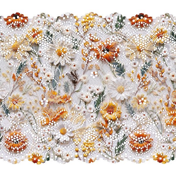 Tissu sweat Takoy 150cm effet 3D imprimé fleurs Maya