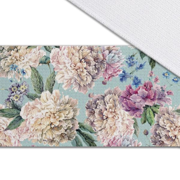 Tissu chiffon lisse / silky plissé fleurs Latina