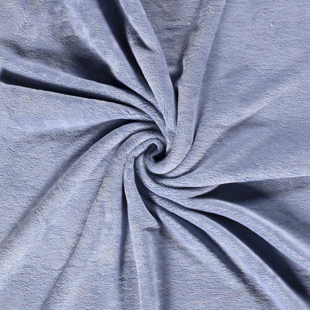 Tissu éponge de bambou bleu clair