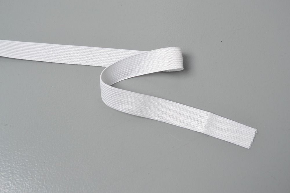 Élastique lisse 2 cm blanc