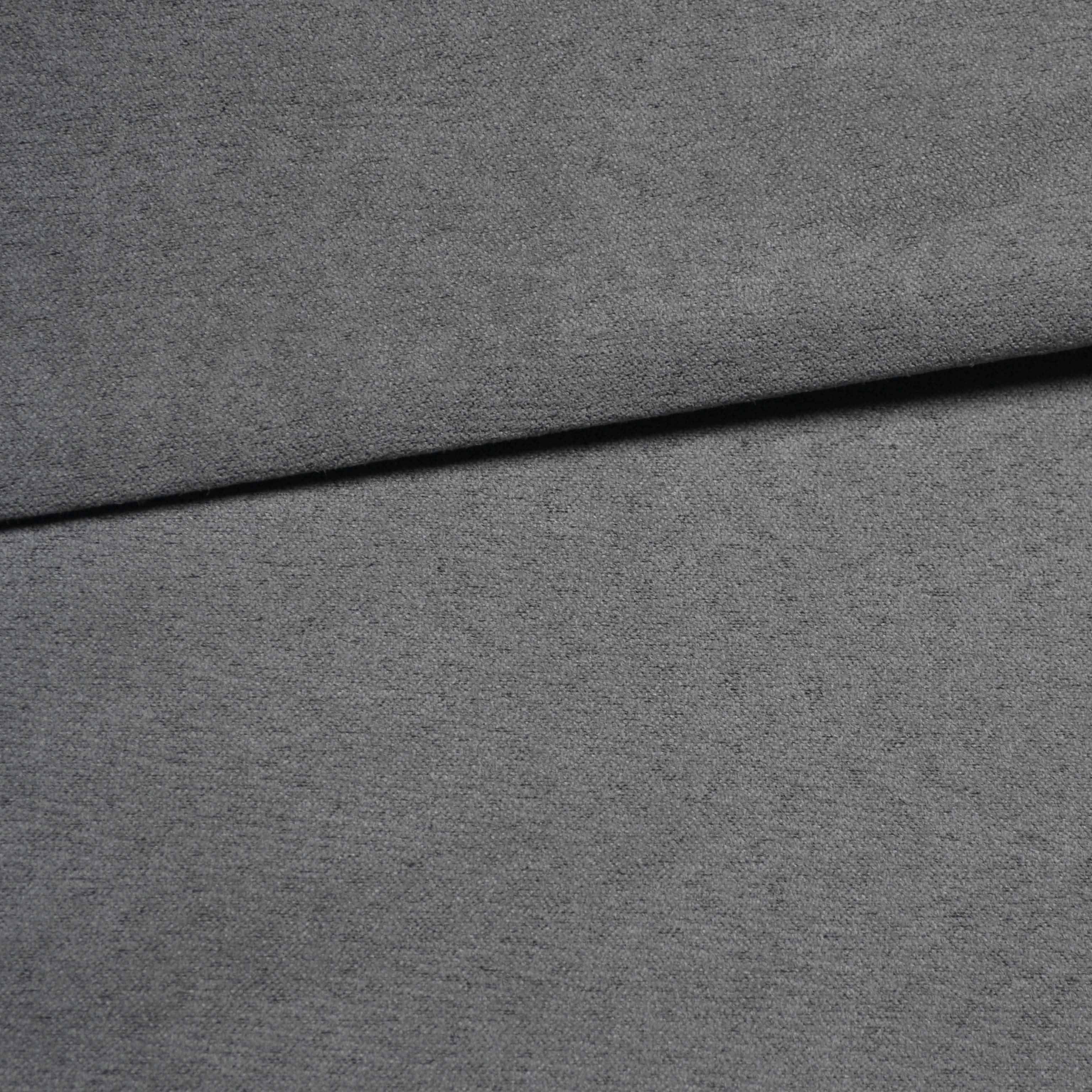 Tissu ameublement- simili cuir brossé - gris foncé