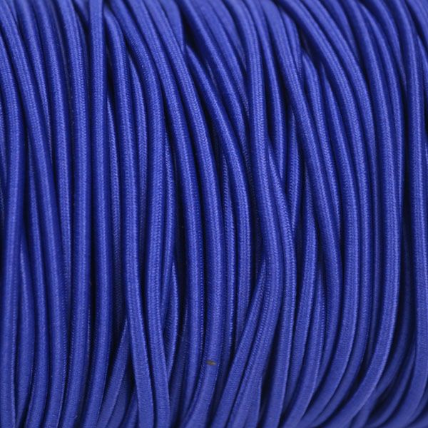 Cordon élastique 3mm bleu de France