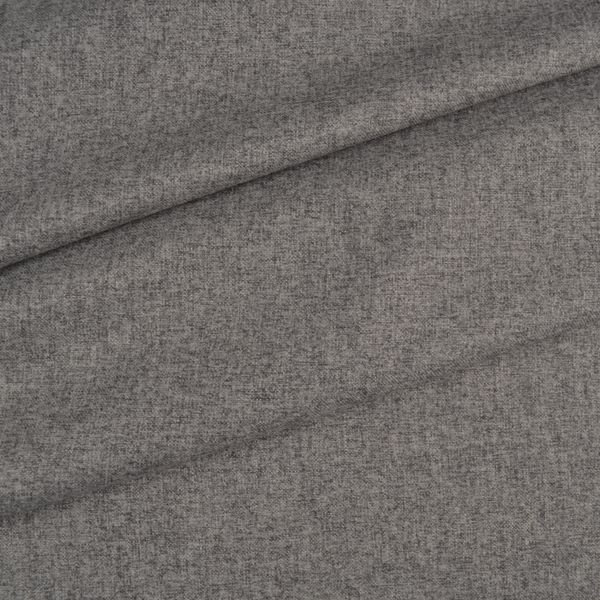 Tissu d'ameublement aspect laineux BAKU gris foncé