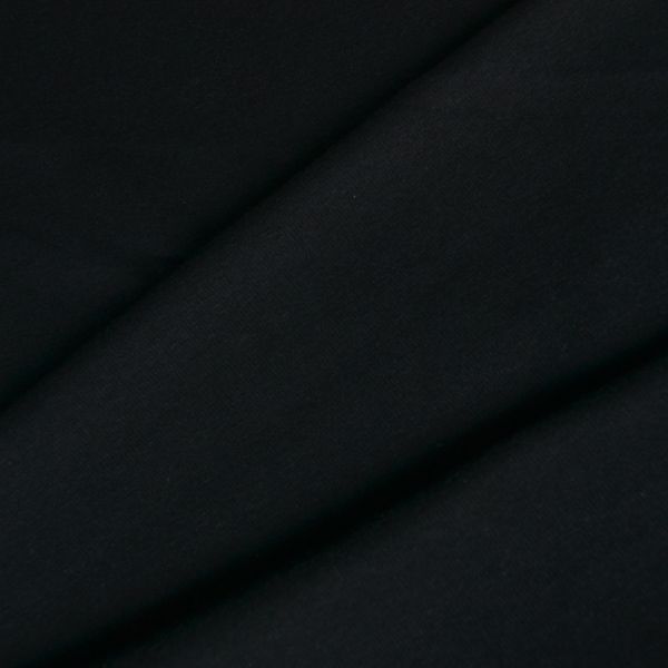 Tissu sweat Polaire alpin noir