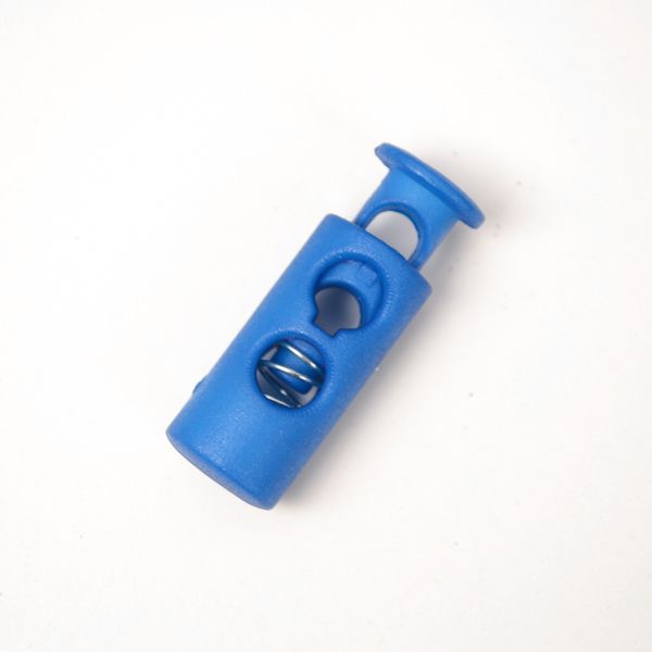 Arrêt cordon plastique 5 mm lot de 10 pcs - bleu foncé