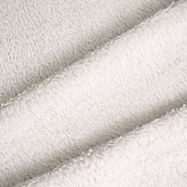 Tissu fourrure sherpa blanc