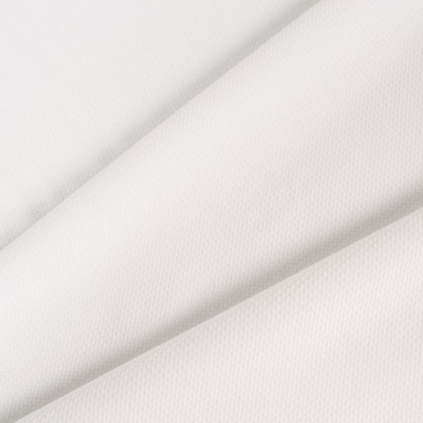 Tissu velours ameublement blanc