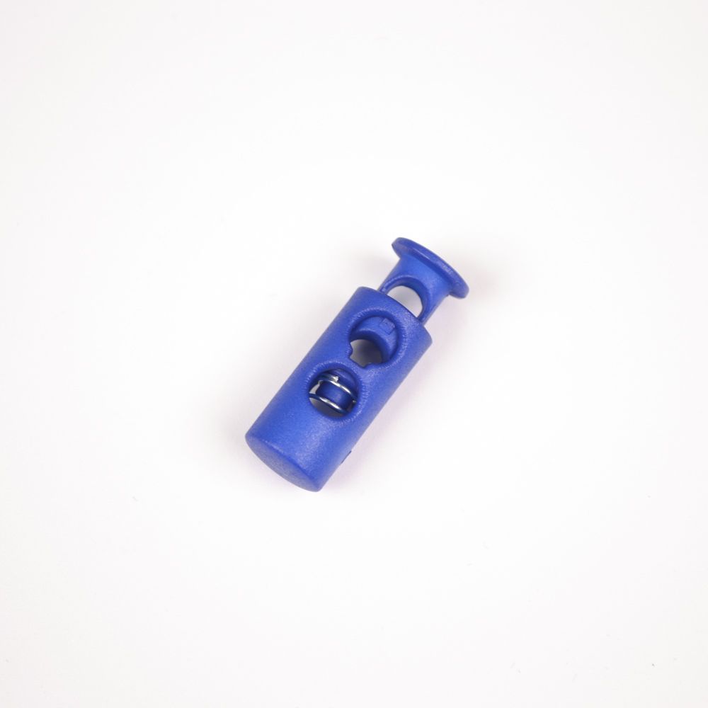 Arrêt cordon plastique 5 mm lot de 10 pcs - bleu de France