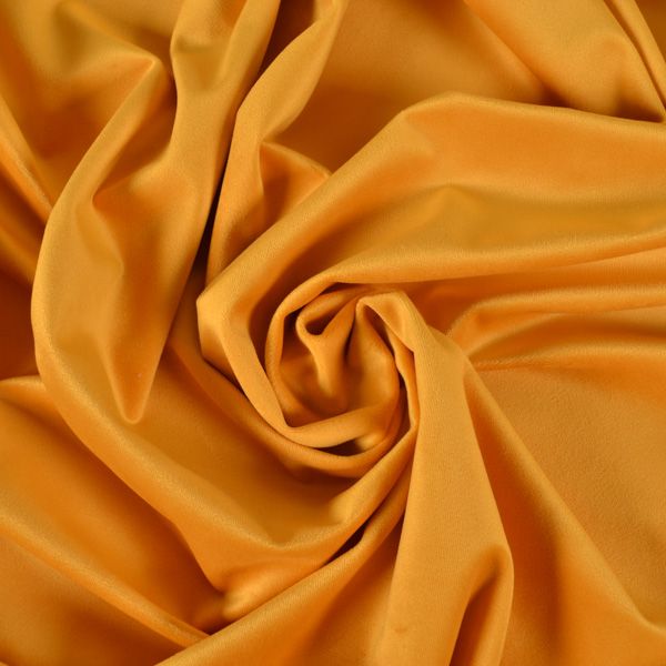 Tissu velours/velvet Doris moutarde