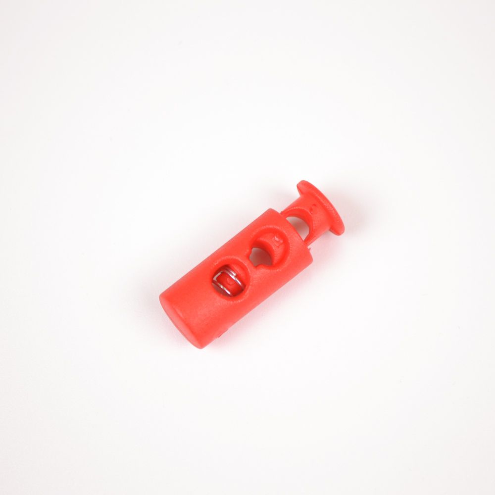 Arrêt cordon plastique 5 mm lot de 10 pcs - rouge
