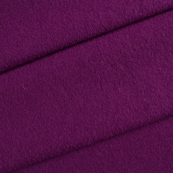 Tissu manteau de laine/ loden violet