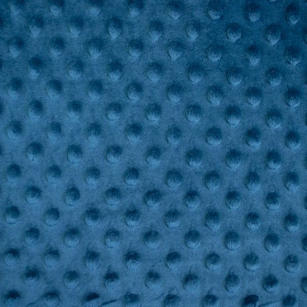 Tissu minky premium 380g bleu foncé