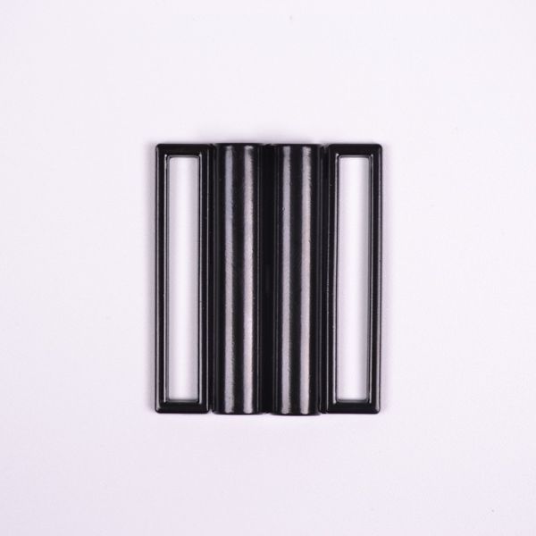 Boucle de ceinture en métal 40 mm noir mat