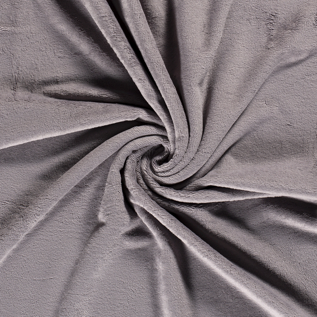 Tissu éponge de bambou gris