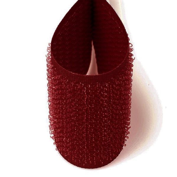 Velcro crochet bordeaux 2 cm