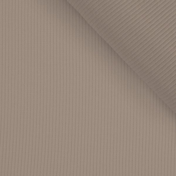 Tissu jersey bord côte tubulaire OSKAR beige № 55