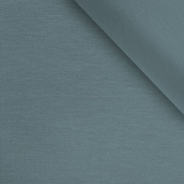 Tissu jersey bord côte tubulaire OSKAR nouveau Gris-bleu № 46