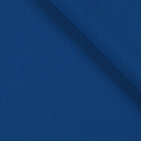 Tissu jersey bord côte tubulaire OSKAR bleu Paris № 27