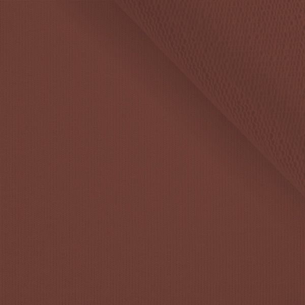 Tissu jersey côtelé de confection OSKAR brun rougeâtre № 64