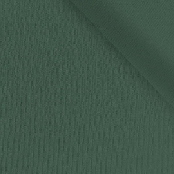 Tissu jersey côtelé de confection OSKAR vert foncé № 62