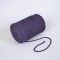 Cordon coton premium tressé 6mm violet