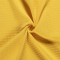 Tissu piqué gaufré de coton couleur jaune