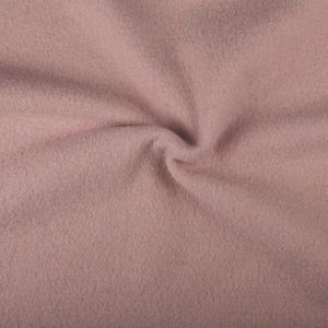 Tissu manteau de laine rose clair