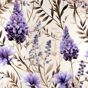 Coton premium Takoy fleure Lupine
