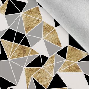 Tissu softshell hiver motif géometrique Forio