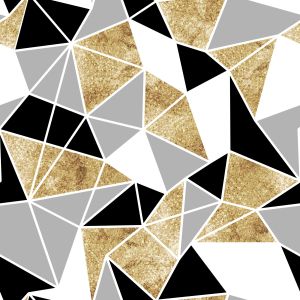 Bord côte lisse fonctionnel métrage- motif géométrique Forio 