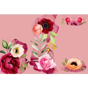 Coupon pour chancelière bébé de polyester imperméable 155x105 Romance rose
