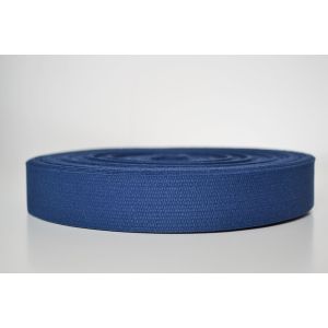 Sangle coton 3 cm bleu