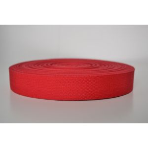 Sangle coton 3 cm rouge