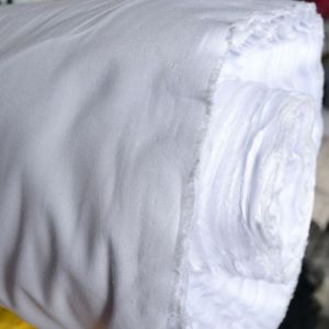Tissu coton UNI blanc