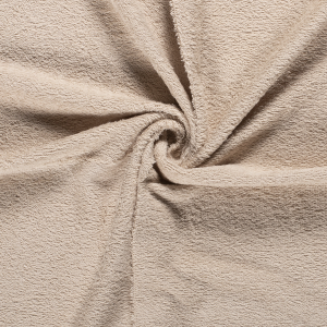 Tissu éponge de coton beige