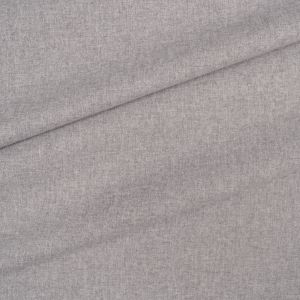Tissu d'ameublement aspect laineux BAKU gris clair