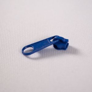 Curseur fermeture à glissière avec tirette #3 mm bleu