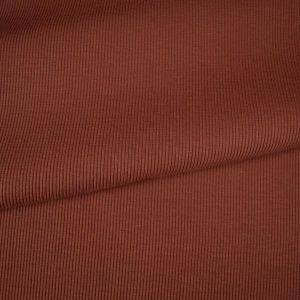 Tissu jersey côtelé de confection OSKAR brun rougeâtre № 64