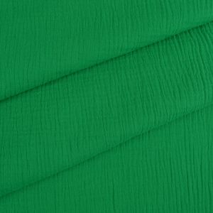 Tissu mousseline/double gaze Bella vert