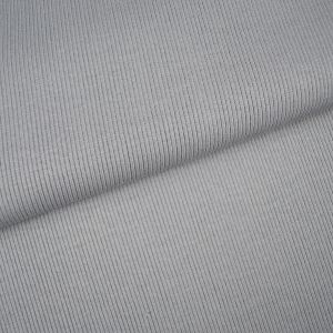 Tissu jersey bord côte tubulaire RIB OSKAR gris foncé № 32