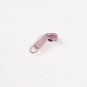 Curseur fermeture à glissière avec tirette #3 mm vieux rose