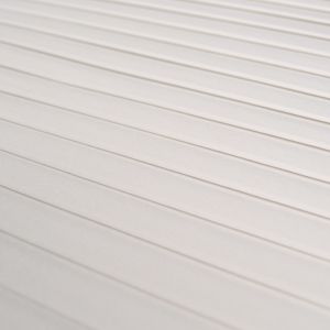 Tissu rayonne élastique Silky (soie artificielle) plissé- blanc