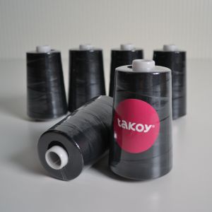 Overlock/coverlock Fil de polyester TKY 5000- noir