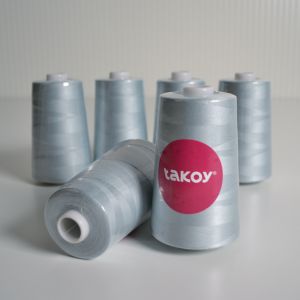 Overlock/coverlock Fil de polyester TKY 5000- gris clair
