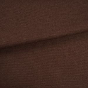 Tissu jersey bord côte tubulaire OSKAR brun foncé № 42
