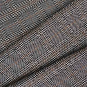 Tissu pour costume Boro- tartan gris