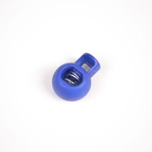 Arrêt cordon boule plastique 9 mm lot de 10 pcs - bleu foncé
