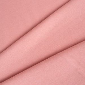 Tissu sweat Polaire alpin rose clair